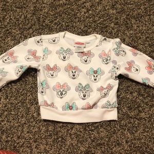 Disney 2T Minnie Sweatshirt